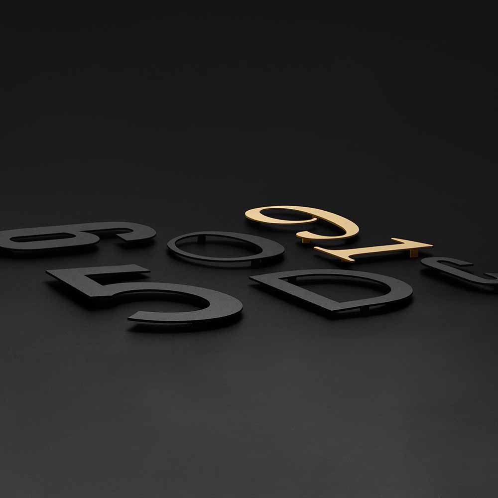 House Letter Home - Black