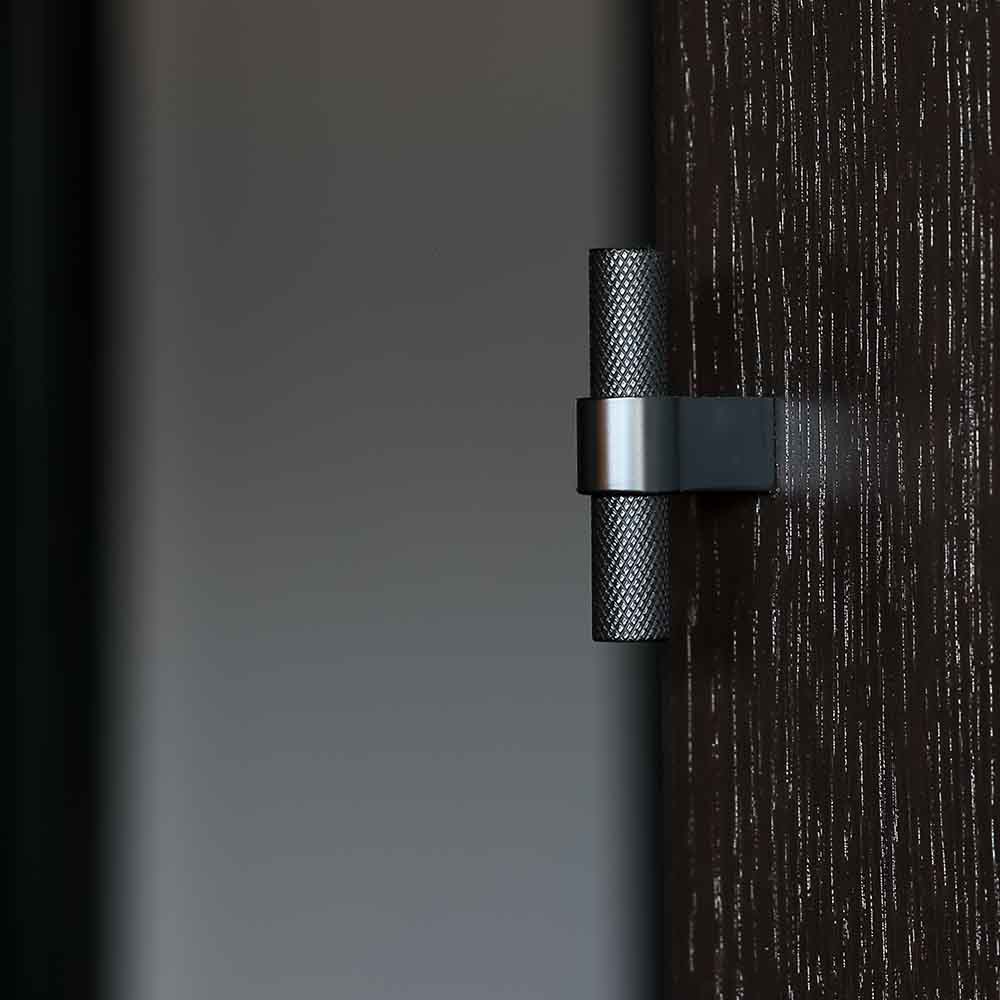 Cabinet Knob T Helix - Matte Black