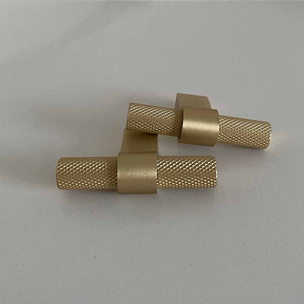 Cabinet Knob T Helix - Brass