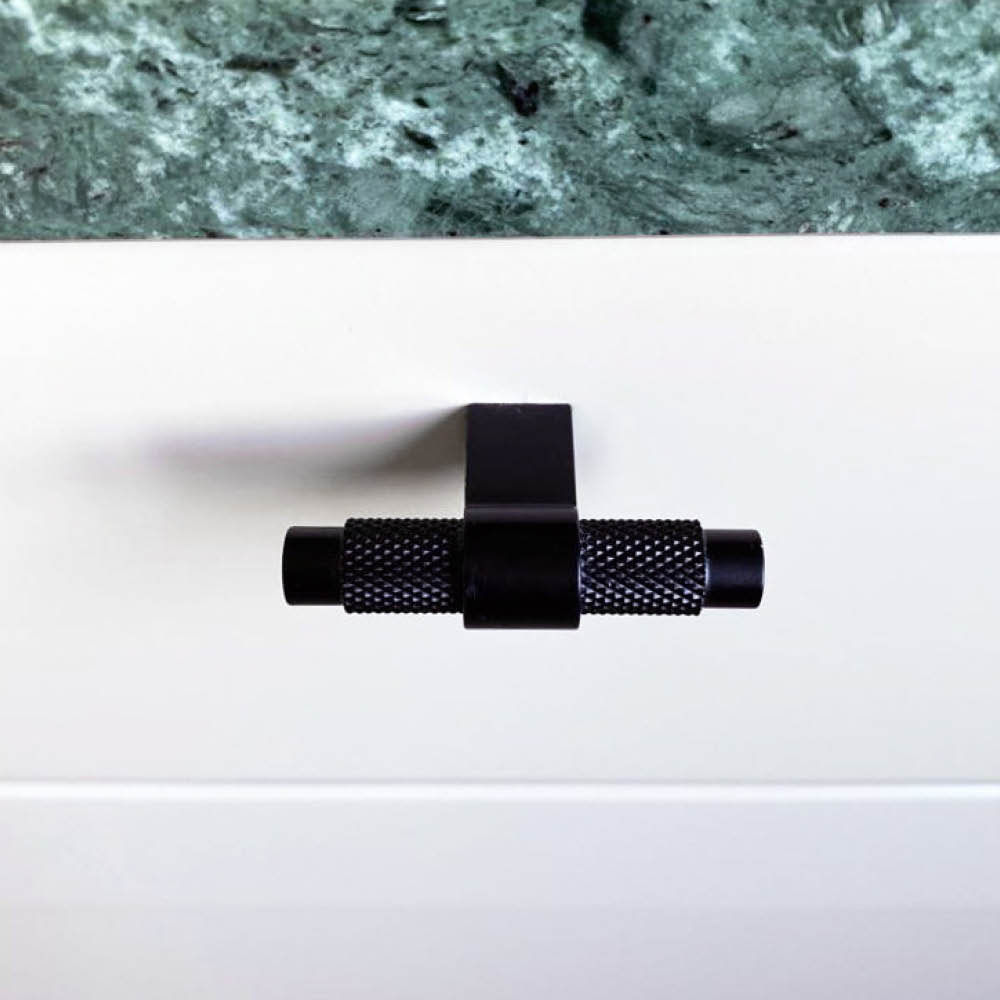 Cabinet Knob Pitch - Matte Black