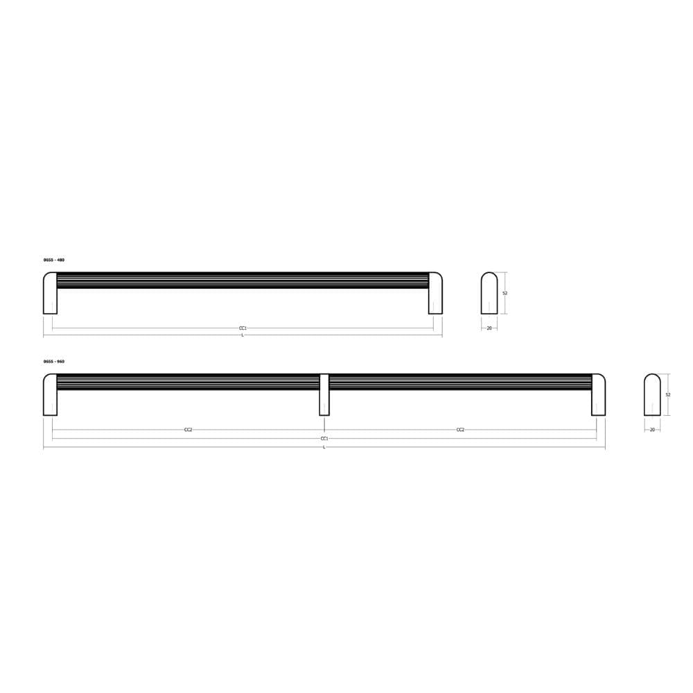 Handle Riss Big - Brown