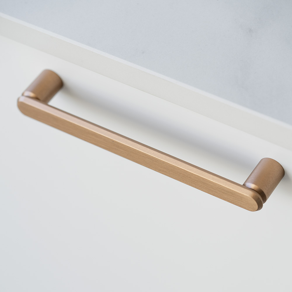 Handle Fase cc160mm - Dark Brushed Brass