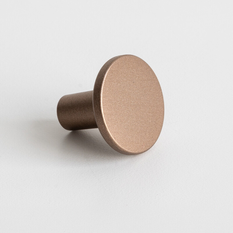 Cabinet Knob Lund - 25mm - Brushed Bronze