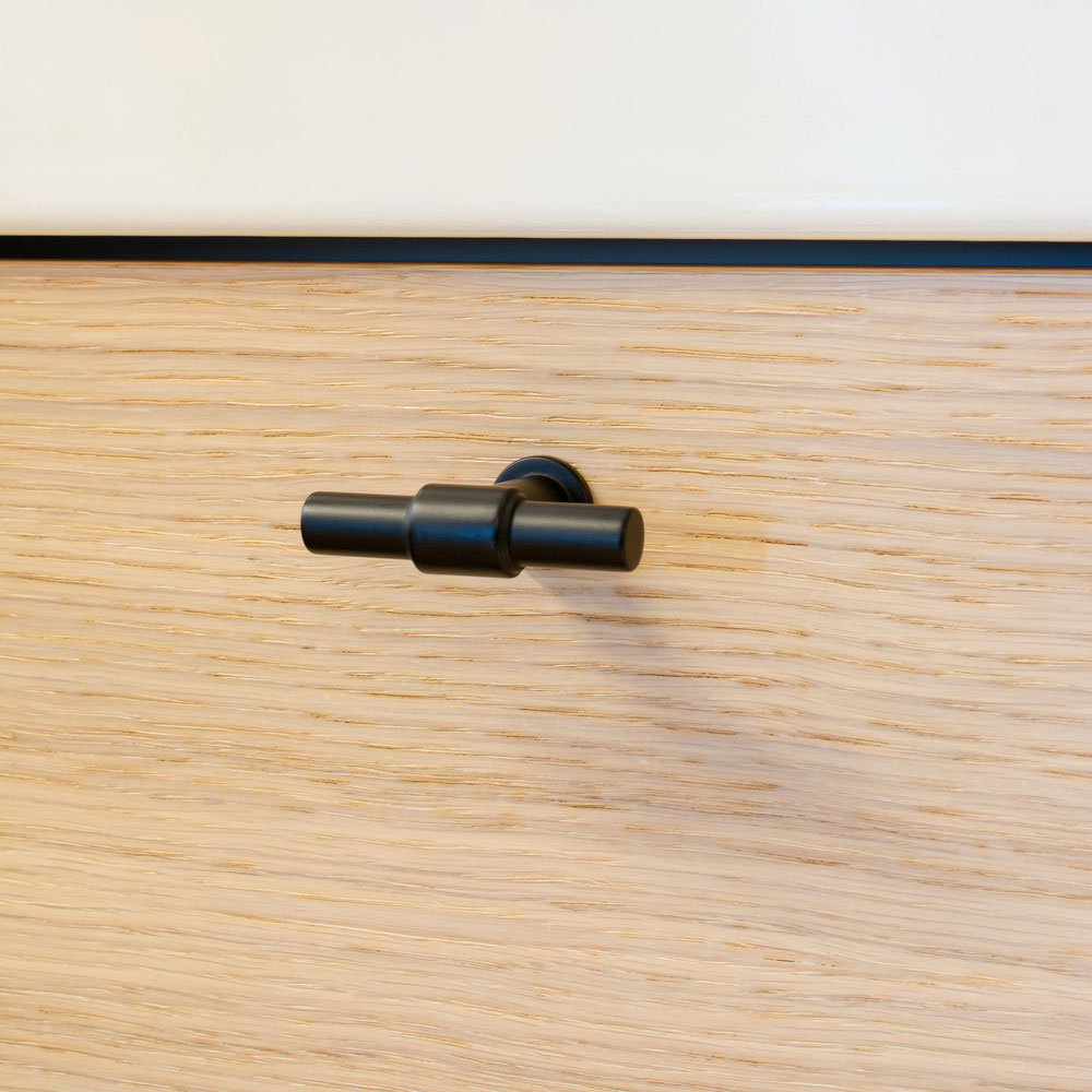 Cabinet Knob T-type - Matte Black