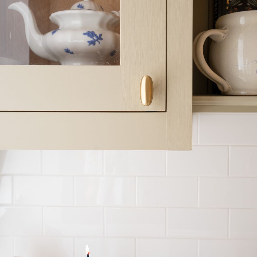 Cabinet Knob T Oliver -  Brushed Brass