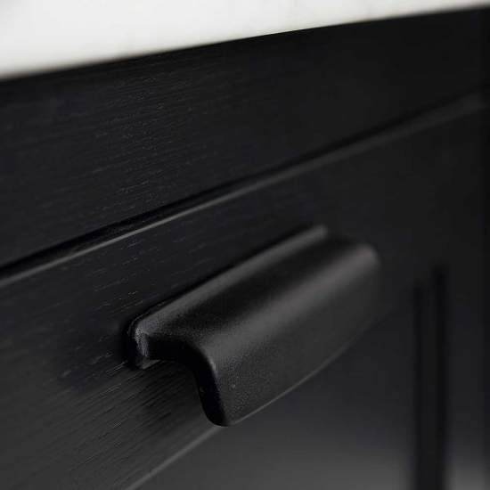 Handle Art - 96mm - Cast Iron Black