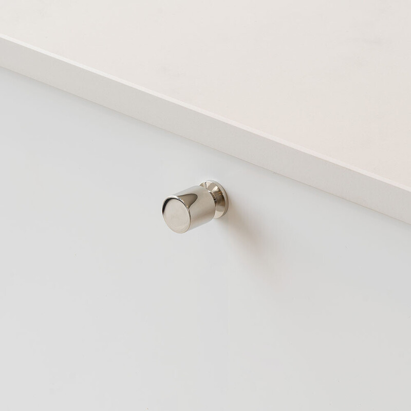 Cabinet Knob Solo - 21mm - Nickel Plated