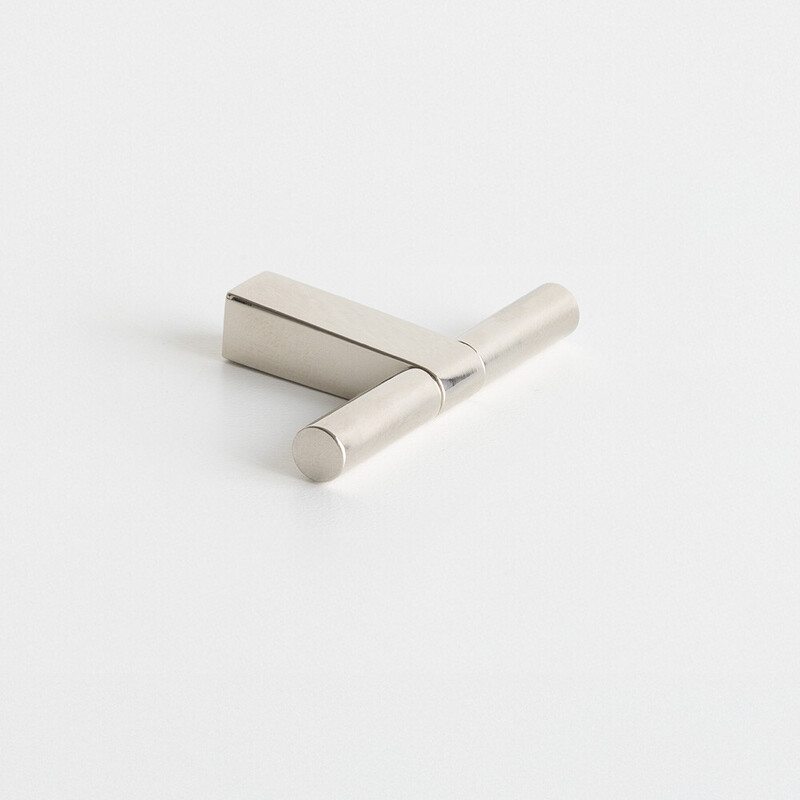 Cabinet Knob T Petit - Nickel Plated