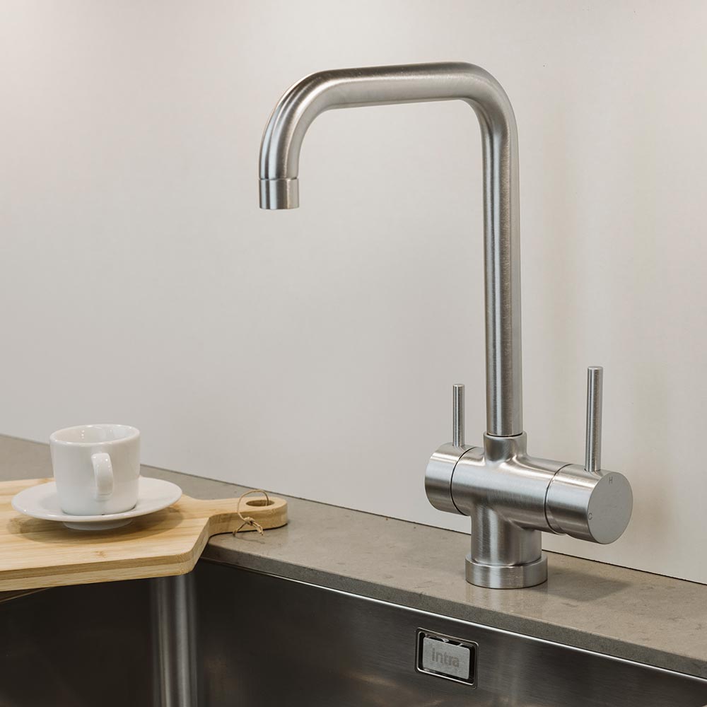 Kitchen Mixer Tap Rom - Stainless Steel
