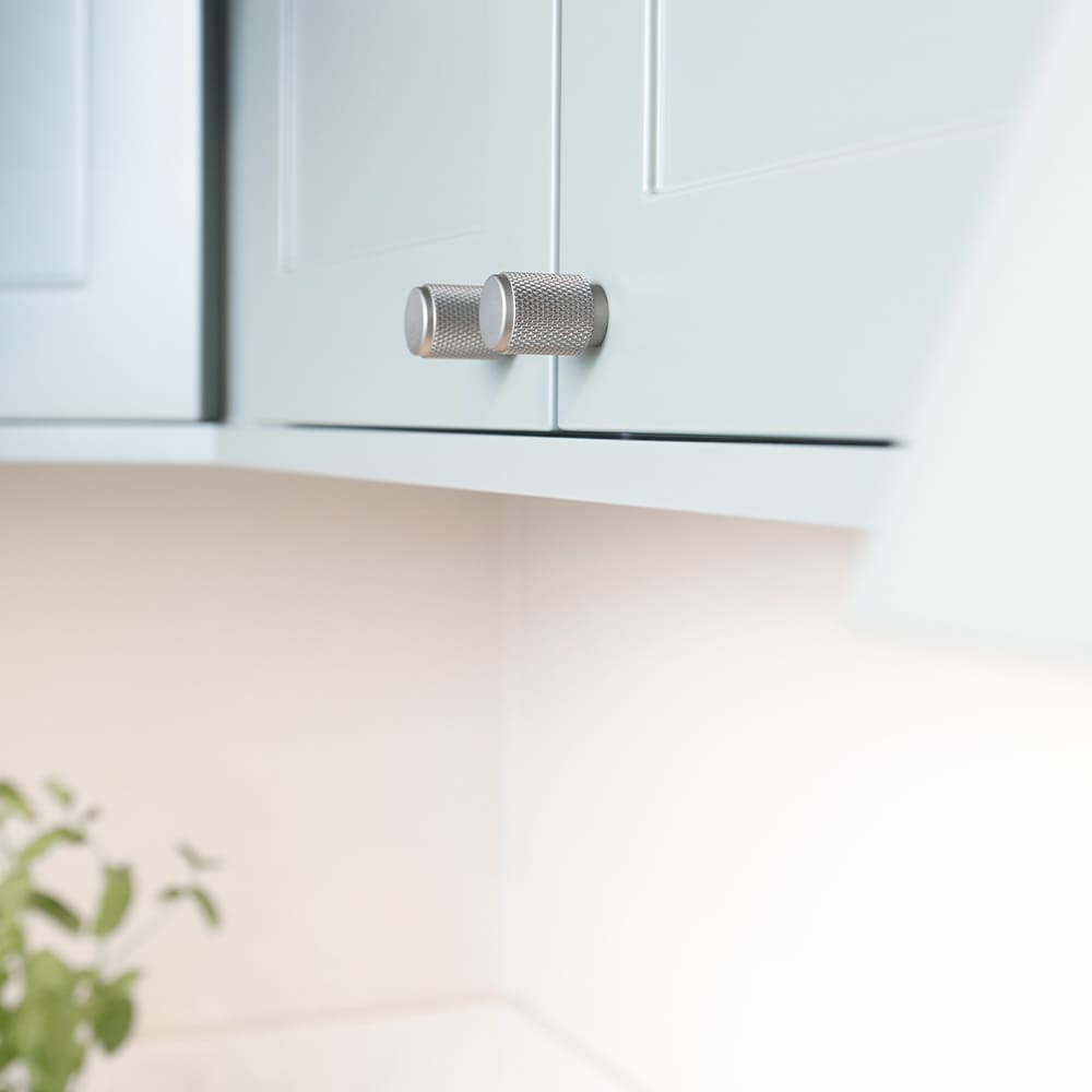 Cabinet Knob Riff - Stainless Steel Look