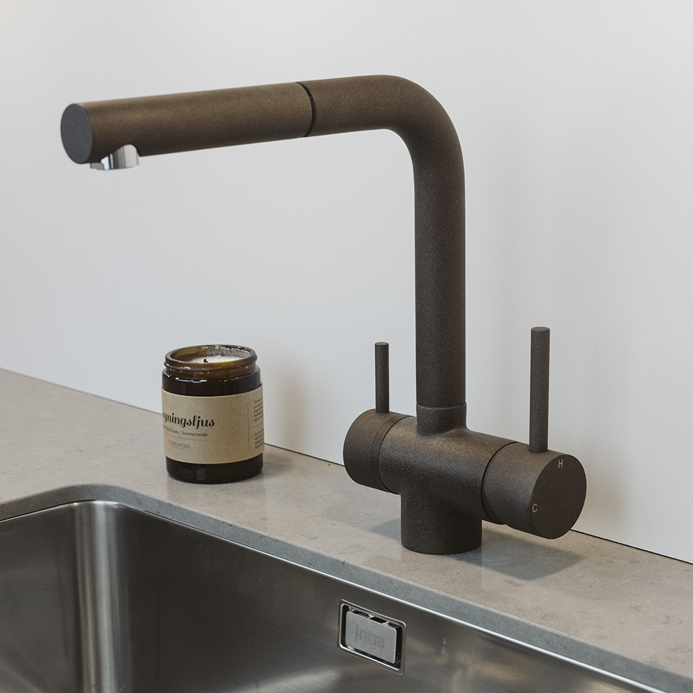 Kitchen Mixer Tap London - Pull-Out Spout - Coffiee