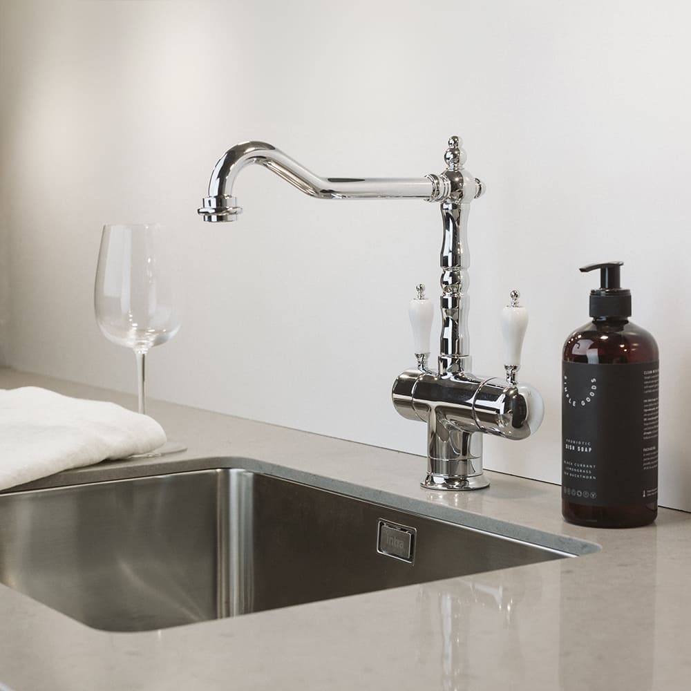 Kitchen Mixer Tap Oslo Retro - Chrome