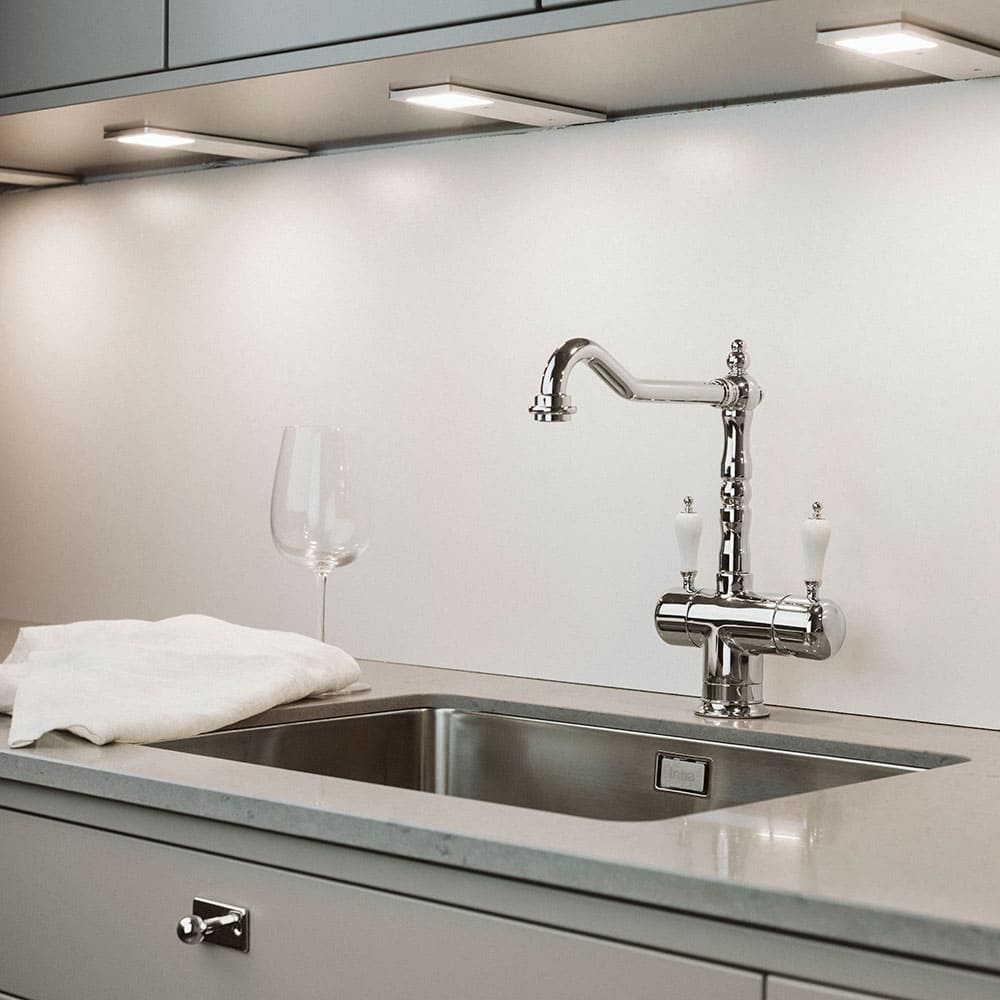 Kitchen Mixer Tap Oslo Retro - Chrome