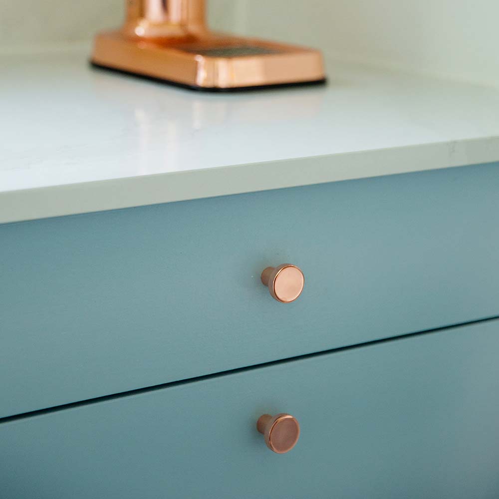 Cabinet Knob 2078 - Polished Copper