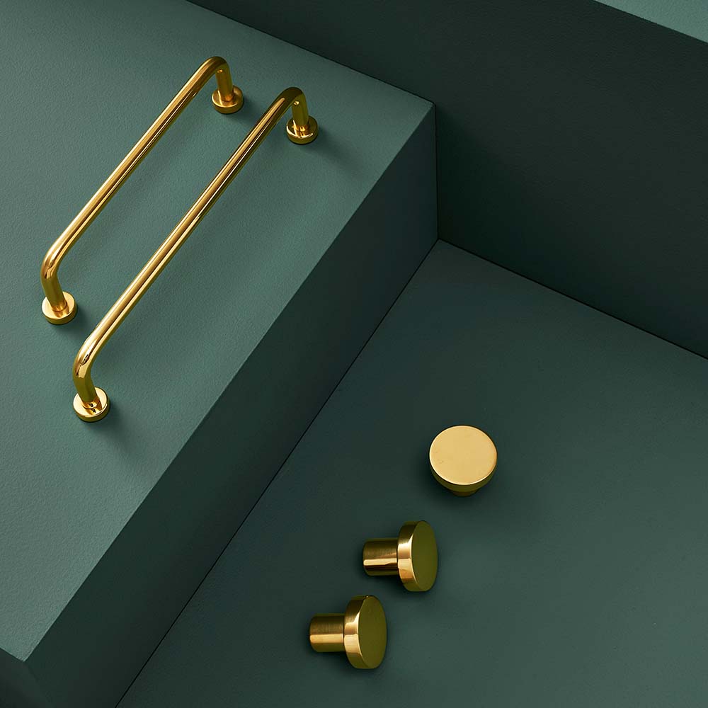 Handle Lounge - 160mm - Polished Brass