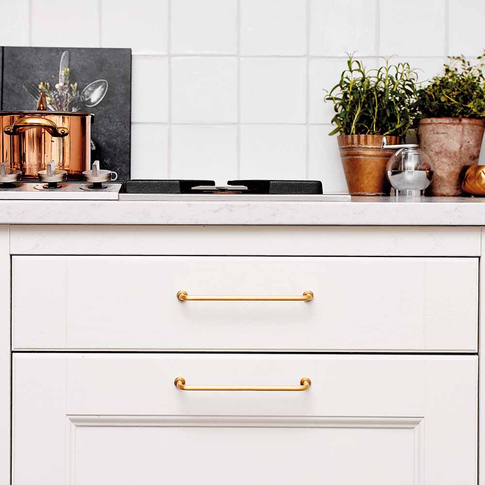 Handle Lounge - 160mm - Brushed Brass