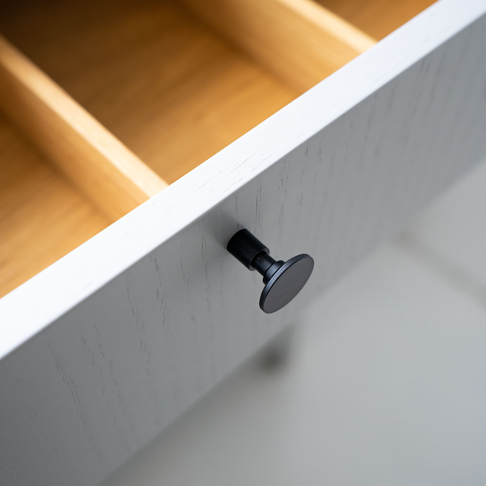 Cabinet Knob Jubilee - 28mm - Matte Black