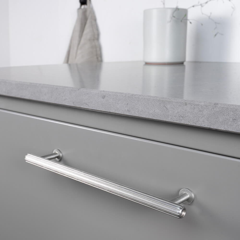 Handle Rille Mini - 160mm - Stainless Steel Look