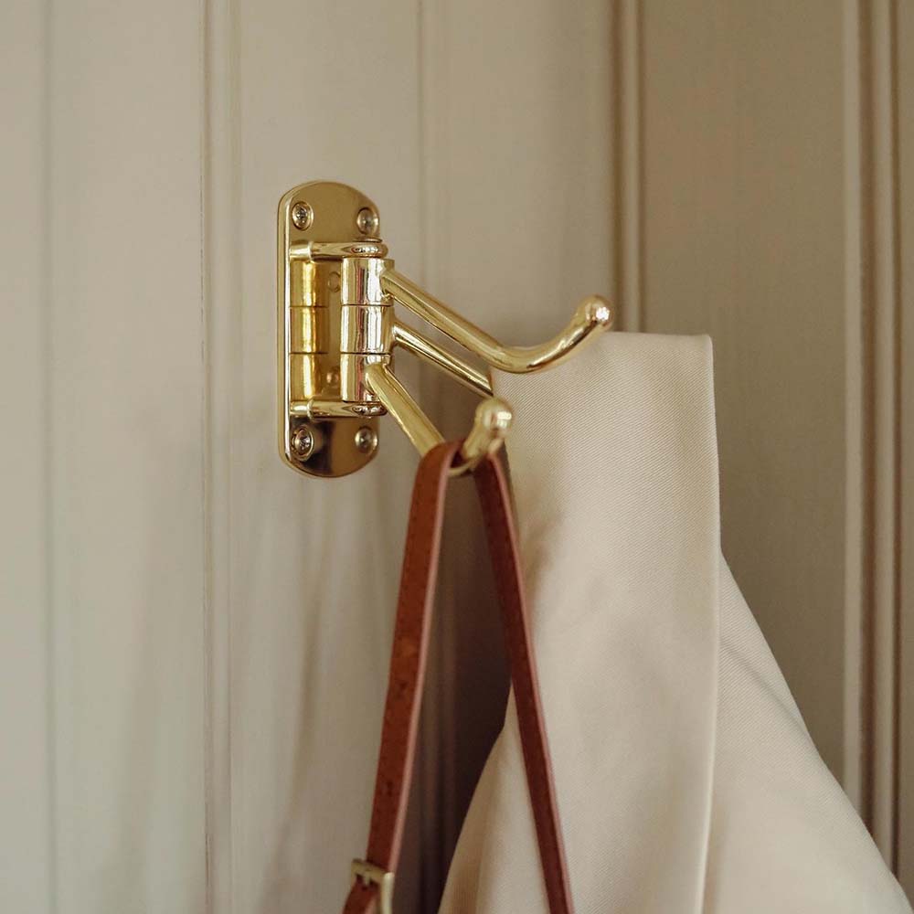 Hook Lyr - Polished Brass