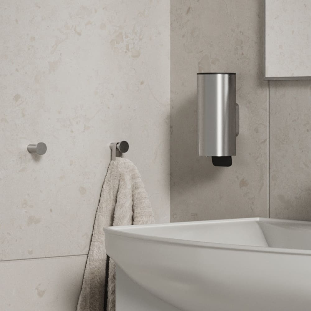 Towel Hook Stay - Brushed Stainless Steel