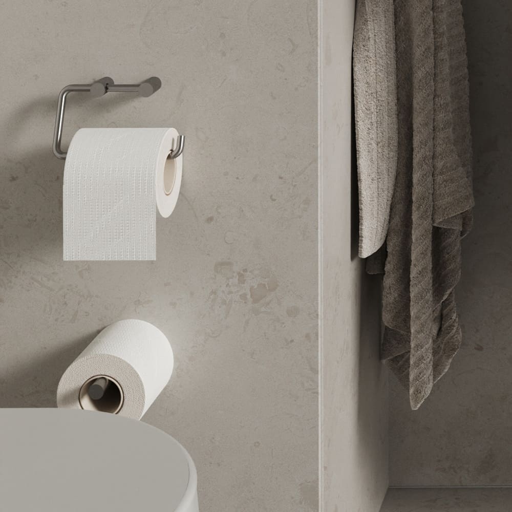Spare Paper Holder Stay - Brushed Stainless Steel