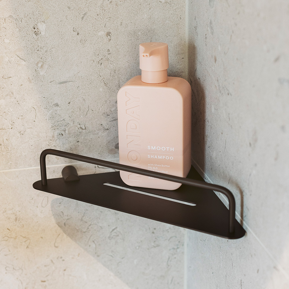 Corner Shelf Match - Burnished Brass