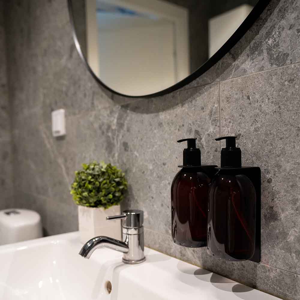 Base Soap Pump Holder - Matte Black