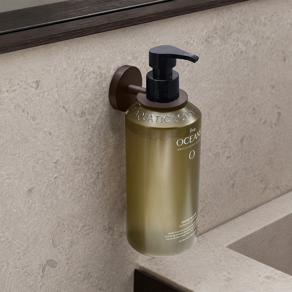 Soap Pump Holder Calm - Burnished Brass