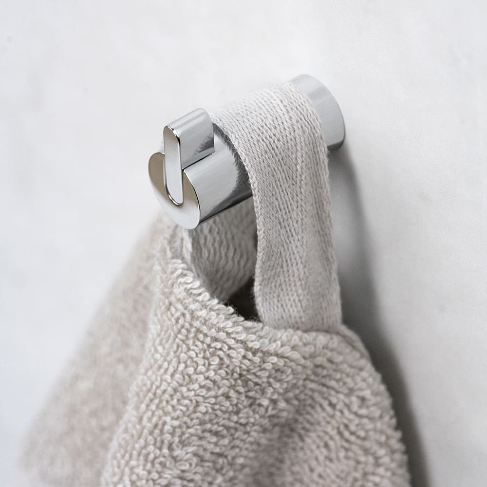 Single Hook Flow - Polished Chrome