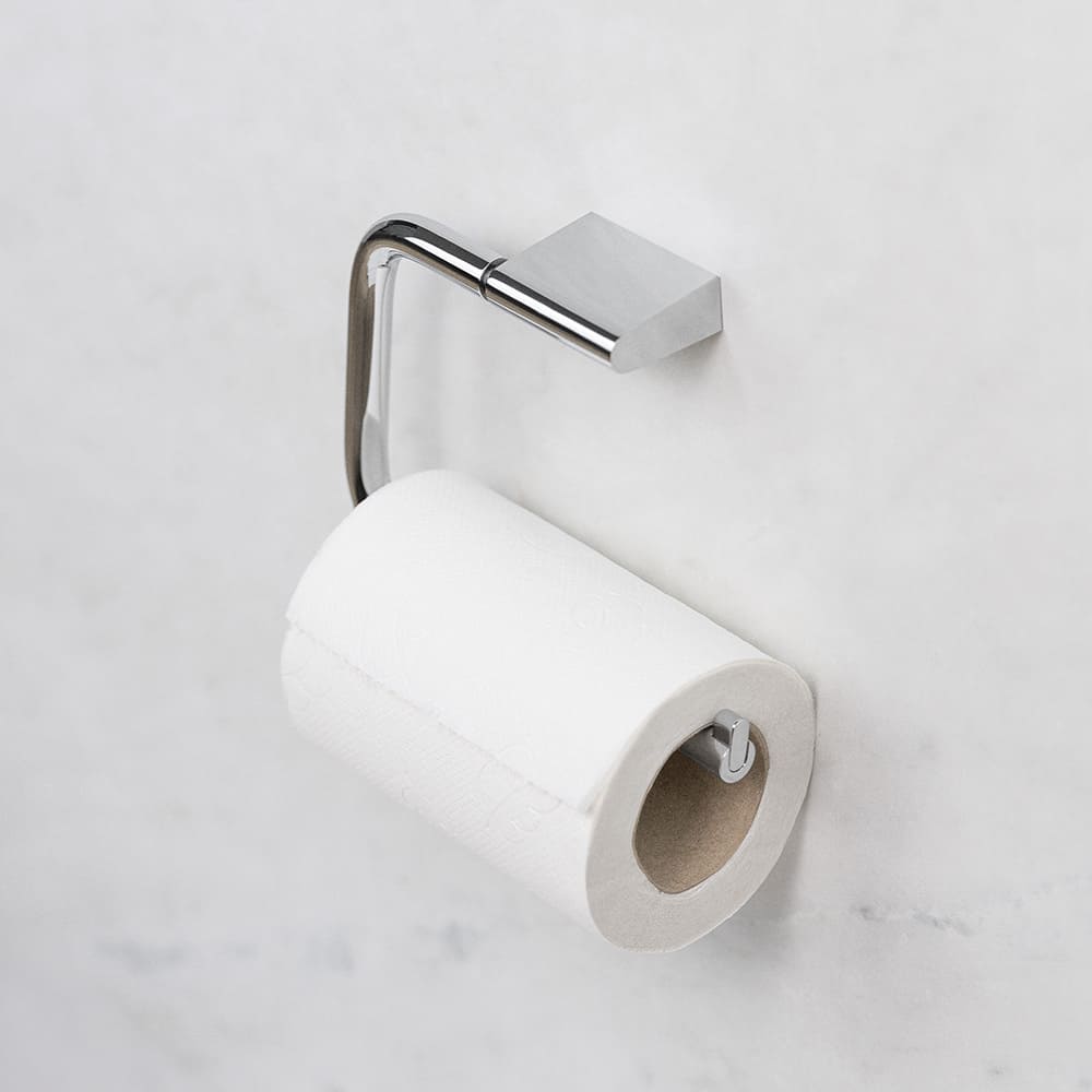 Toilet Roll Holder Flow - Polished Chrome