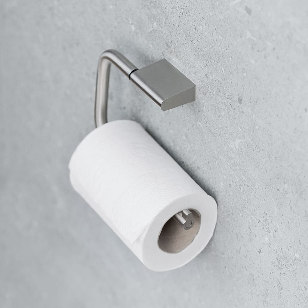 Toilet Roll Holder Flow - Brushed Nickel