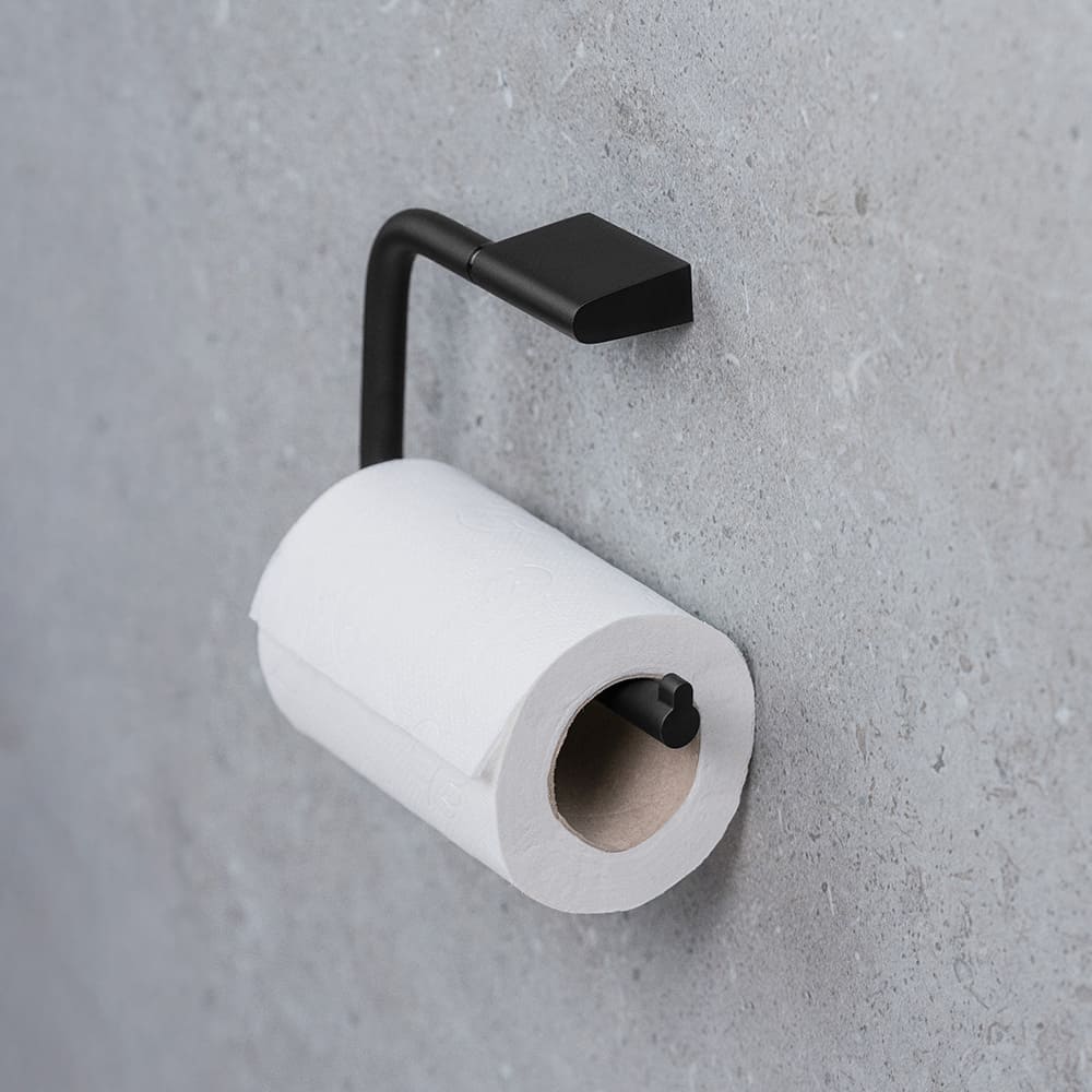 Toilet Roll Holder Flow - Matte Black