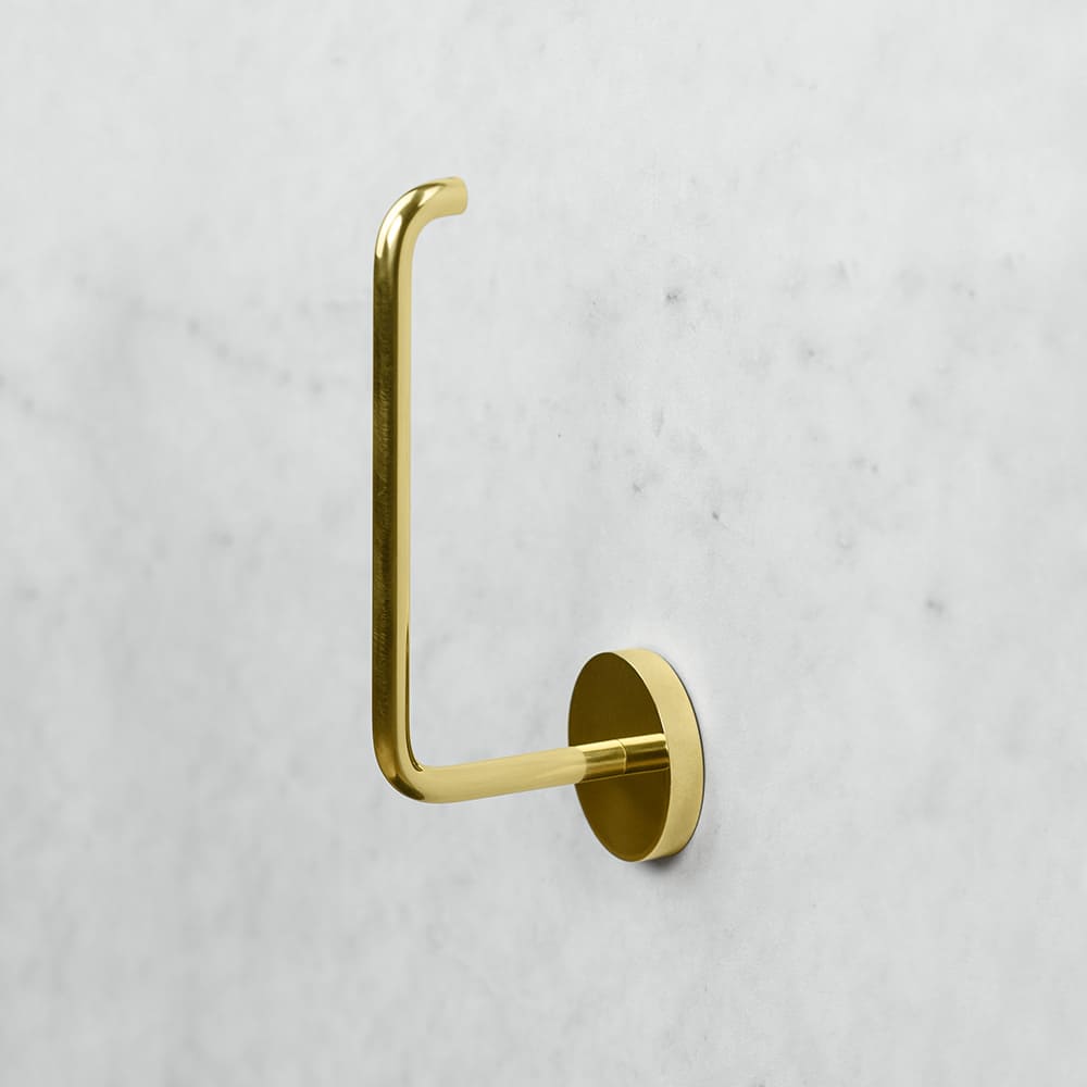 Spare Paper Holder Calm - Polished Brass