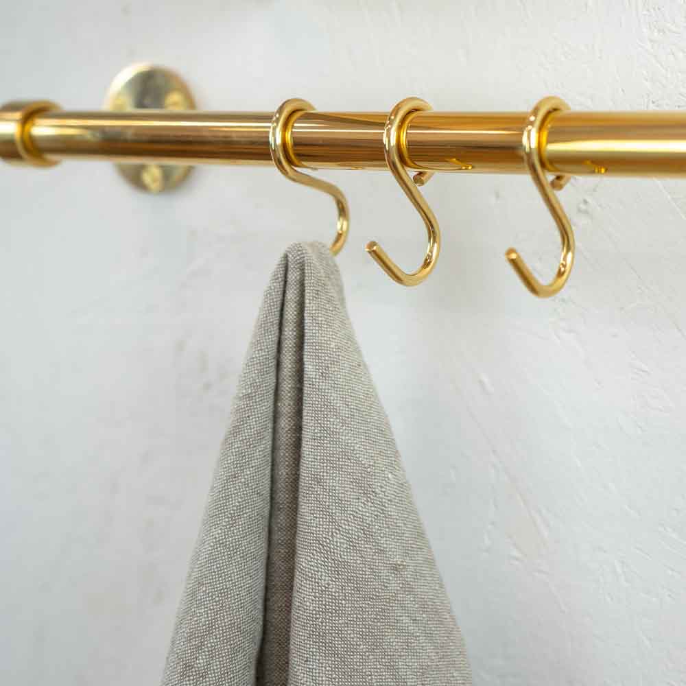Extension Rod Aveny - 600mm - Polished Untreated Brass