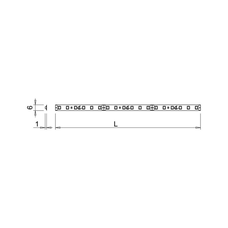 LED-Stripe Flexy SHE6 PW PRO - 2000mm