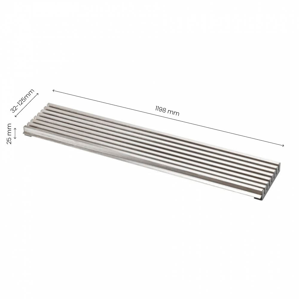 Ventilation Grille - Stainless Steel