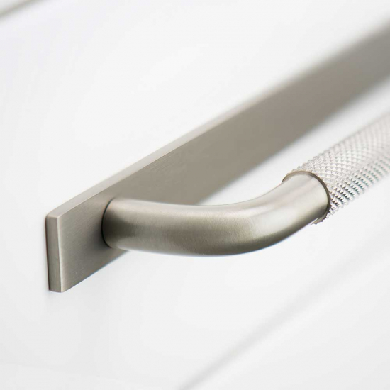 Handle Helix/Back Plate - Stainless Steel Finish