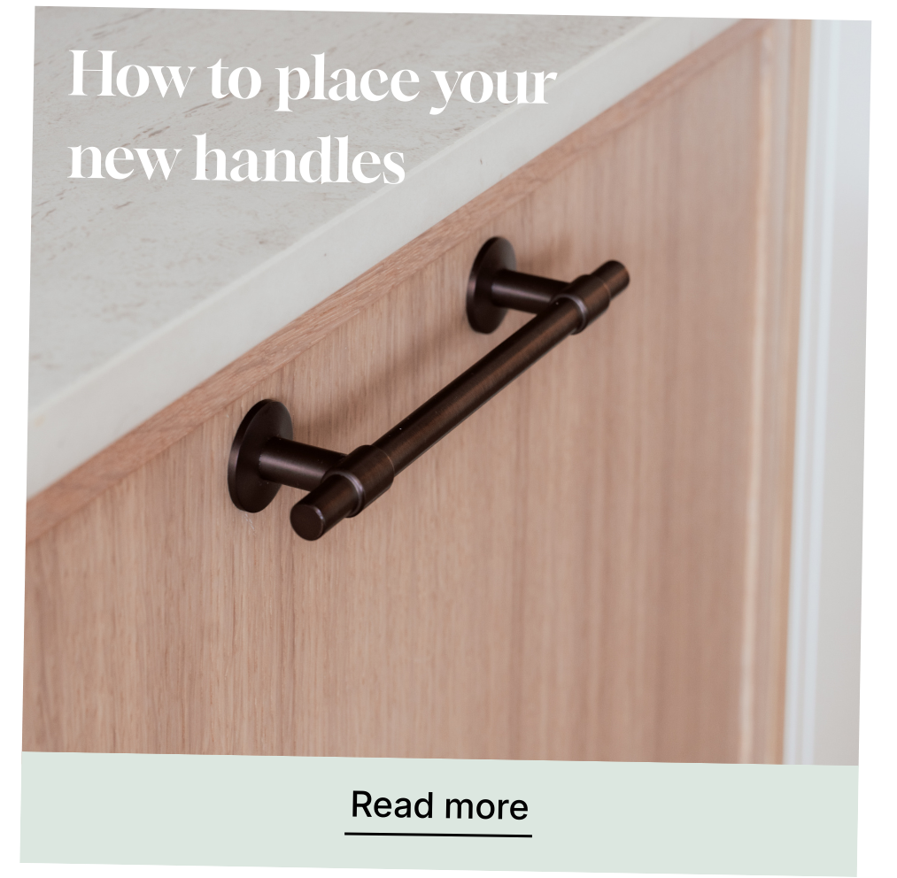 How to placer your new handles