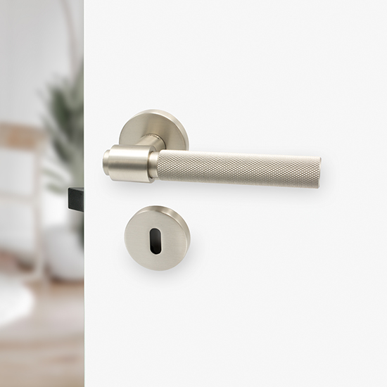 Door handles in stainless steel
