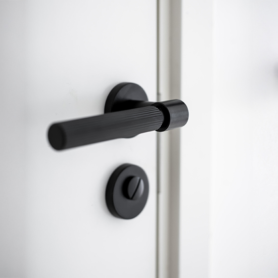 Black door handles