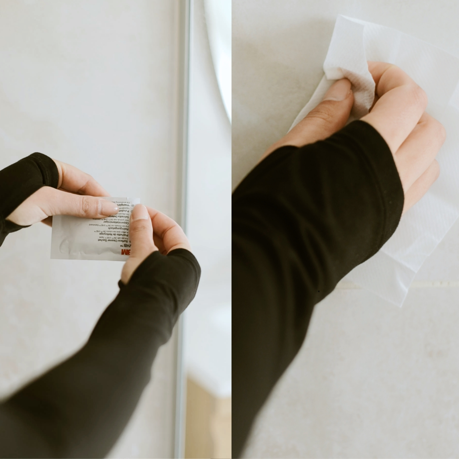 Cleaning the Surface