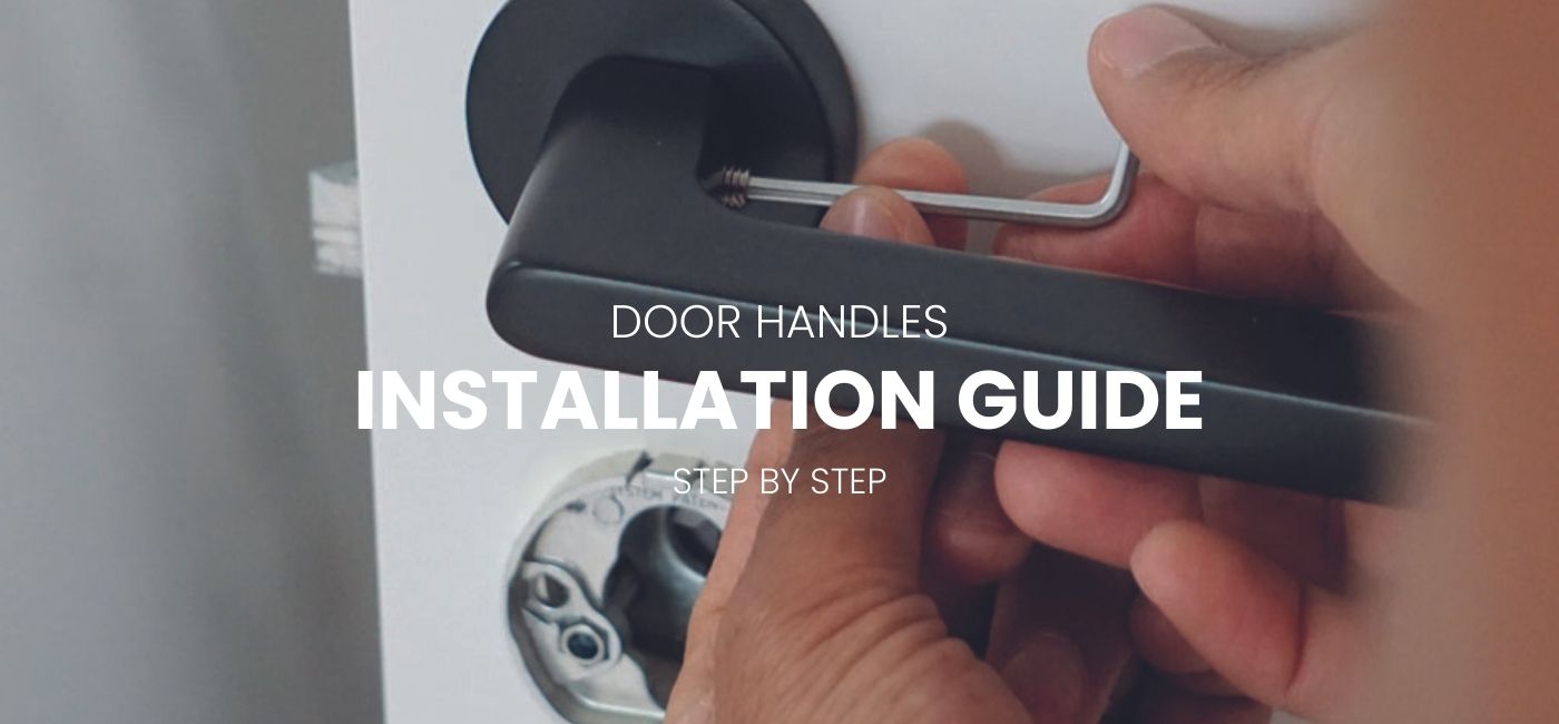 Install door handles
