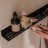Shower Shelf Hold - 370mm - Black