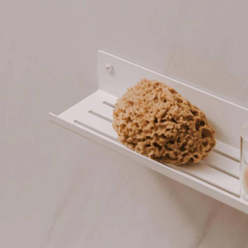 Shower Shelf Hold - 370mm - White
