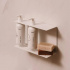 Soap pump holder Hold Double incl. Bottles - White