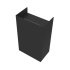 Wall-Mounted Trash Can Hold - 9L - Black Wall-Mounted Trash Can Hold - 9L - Black