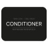 Adhesive Label - Conditioner - Matte Black Adhesive Label - Conditioner - Matte Black