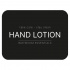 Adhesive Label - Hand Lotion - Matte Black