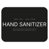 Adhesive Label - Hand Sanitizer - Matte Black