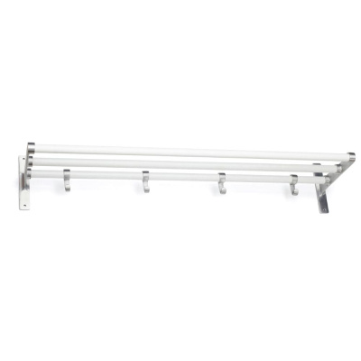 Hat Rack Elegant - White/Aluminium in the group Storage / Show all storage / Hall storage at Beslag Online (10145-BO-V)
